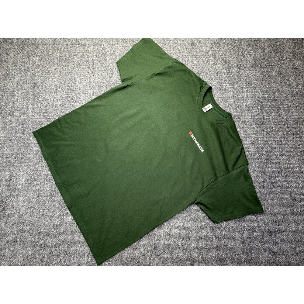 Buchanans Graphic T Shirt L Heavy Cotton Logo Tee